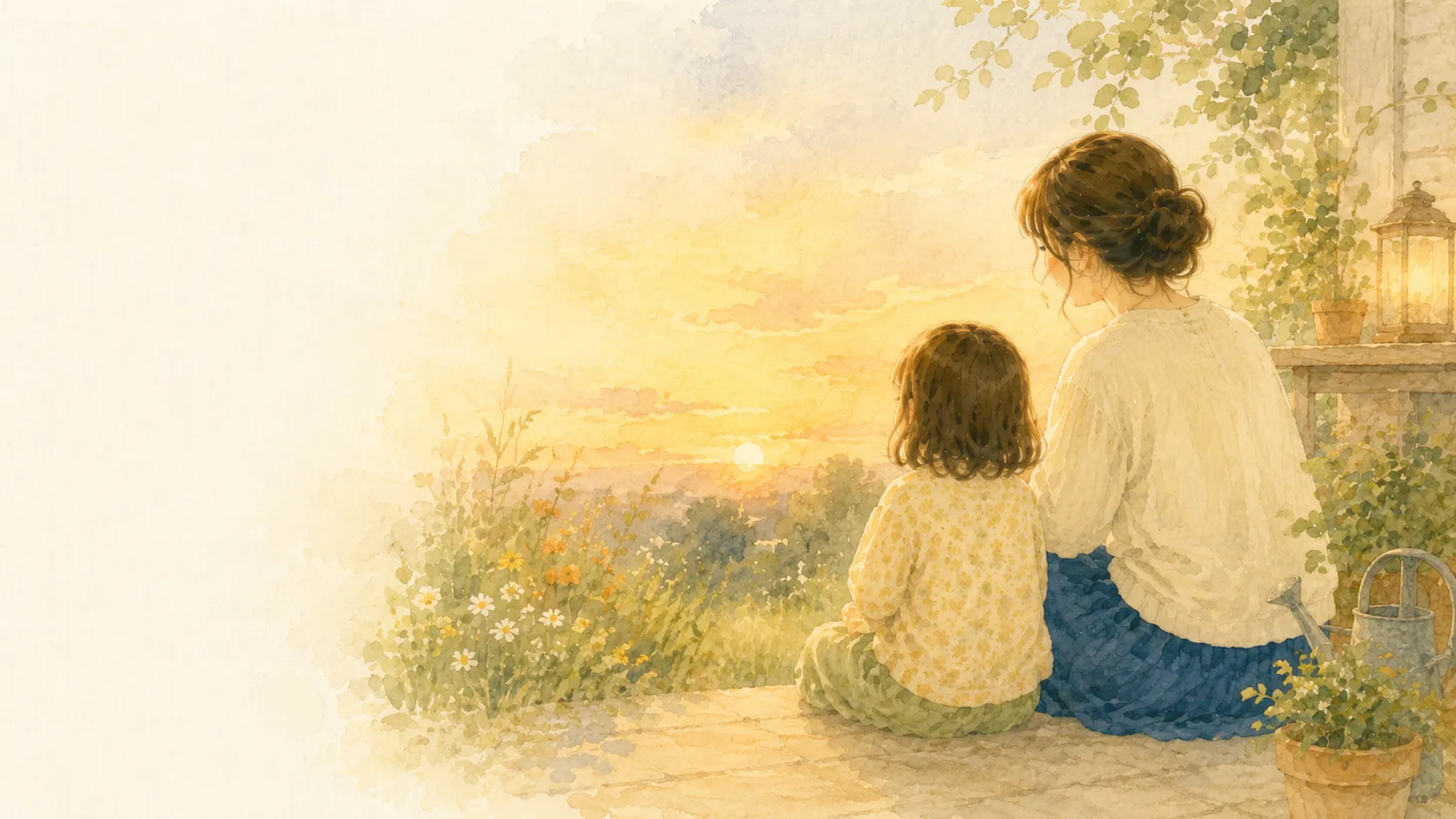 子どもと穏やかに向き合う親の時間